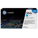 Картридж лазерный HP (CE251A) ColorLaserJet CP3525/CM3530, №504A, голубой, оригинальный, ресурс 7000 страниц 360631