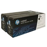 Картридж лазерный HP (Q2612AF) LaserJet 1018/1020/3052/М1005, №12A, оригинальный, КОМПЛЕКТ 2 шт. х 2000 страниц 361445