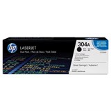 Картридж лазерный HP (CC530AD) CLJ CP2025/CM2320, №304A, черный, КОМПЛЕКТ 2 шт., оригинальный, ресурс 2х3500 страниц 361471