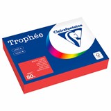 Бумага цветная CLAIREFONTAINE, А4, 80 г/м2, 500 л., интенсив, кораллово-красный, Франция, 8175PC 116716