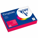 Бумага цветная CLAIREFONTAINE, А4, 80 г/м2, 500 л., интенсив, красный, Франция, 1782C 116718