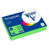 Бумага цветная CLAIREFONTAINE, А4, 80 г/м2, 500 л., неон, зеленый, Франция, 2975C 116726