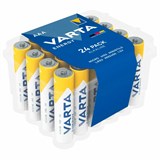 Батарейки алкалиновые "мизинчиковые" КОМПЛЕКТ 24 шт., VARTA ENERGY, ААА (LR03,15А), пластиковый бокс 457403