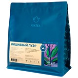 Чай листовой NIKTEA "Вишневый пуэр" черный с ароматом вишни, 250 г 624420