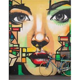 Тетрадь на кольцах А5 (175х220 мм), 160 л., картонная обложка, клетка, HATBER, "Street ART", 160ТК5В1_22821 113156
