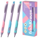 Карандаш механический 2 мм ERICH KRAUSE "ErgoLine Kids Pastel", HB, с точилкой, ассорти, 63833 182136