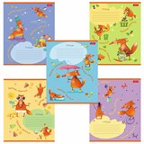 {{photo.Alt || photo.Description || 'Тетрадь 18 л. HATBER клетка, обложка картон, &quot;Fox Rules&quot; (5 видов в спайке), 18Т5В1'}}