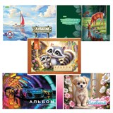 {{photo.Alt || photo.Description || 'Альбом для рисования А4 8 л., скоба, обложка офсет, HATBER ECO, 205х290 мм, Ассорти (5 видов), 081950, 8А4C'}}