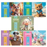 {{photo.Alt || photo.Description || 'Альбом для рисования А4 12 л., скоба, обложка офсет, HATBER ECO, 205х290 мм, &quot;Пушистые мордочки&quot; (5 видов), 091561, 12А4C'}}