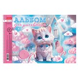 {{photo.Alt || photo.Description || 'Альбом для рисования А4 40 л., спираль, металлизация+выборочный лак, HTB, 198х300 мм, &quot;Котики-зефирки&quot; (4 вида), 085245, 40А4мтлВсп'}}