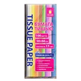 {{photo.Alt || photo.Description || 'Цветная бумага ТИШЬЮ 17 г/м2, 50х66 см, 100 листов, 20 цветов, пастель ассорти, ЗОЛОТАЯ СКАЗКА, 116495'}}