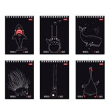 {{photo.Alt || photo.Description || 'Блокнот МАЛЫЙ ФОРМАТ А6, 60 л., гребень, картон, клетка, HATBER, &quot;Нескучные герои&quot;, 088310, 60Б6В1гр'}}