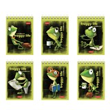 {{photo.Alt || photo.Description || 'Блокнот МАЛЫЙ ФОРМАТ А7, 40 л., гребень, картон, клетка, HATBER, &quot;Лягух Кир&quot;, 081184, 40Б7В1гр'}}