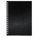 {{photo.Alt || photo.Description || 'Блокнот МАЛЫЙ ФОРМАТ А6, 80 л., гребень, бумвинил &quot;METALLIC&quot;, клетка, HATBER, черный, 086310, 80ЗК6бвВ1гр'}}