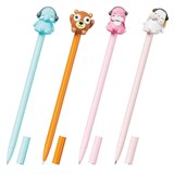 {{photo.Alt || photo.Description || 'Ручка с топпером шариковая масляная FUNSTER &quot;TOPPER MIX&quot;, СИНЯЯ, корпус ассорти, пишущий узел 0,7 мм, линия письма 0,35 мм, 144368'}}