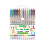 {{photo.Alt || photo.Description || 'Ручки гелевые КЛАССИЧЕСКИЕ BRAUBERG KIDS &quot;CUTE ANIMALS&quot;, НАБОР 12 ЦВЕТОВ, корпус с печатью, узел 1 мм, линия письма 0,7 мм, 144445'}}