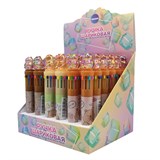 {{photo.Alt || photo.Description || 'Ручка многоцветная с топпером шариковая 10 ЦВЕТОВ &quot;Капибара&quot;, ассорти, линия 0,5 мм, 77427'}}