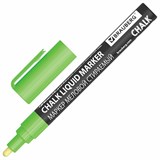 {{photo.Alt || photo.Description || 'Маркер меловой CHALK LIQUID MARKER, ЗЕЛЕНЫЙ, 3 мм, стираемый, BRAUBERG &quot;CHALK&quot;, 152587'}}