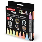 {{photo.Alt || photo.Description || 'Маркеры меловые CHALK LIQUID MARKER, ПАСТЕЛЬ, НАБОР 8 ЦВЕТОВ, 3 мм, стираемые, BRAUBERG &quot;CHALK&quot;, 152598'}}