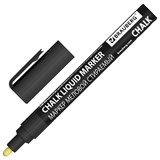 {{photo.Alt || photo.Description || 'Маркер меловой CHALK LIQUID MARKER, ЧЕРНЫЙ, 3 мм, стираемый, BRAUBERG &quot;CHALK&quot;, 152600'}}