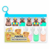 {{photo.Alt || photo.Description || 'Набор текстовыделителей с топперами 6 ЦВЕТОВ НЕОН, &quot;КАПИБАРЫ&quot;, линия 1-4 мм, FUNSTER (ФАНСТЕР), 152646'}}