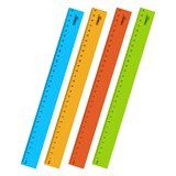 {{photo.Alt || photo.Description || 'Линейка пластиковая 30 см ПИФАГОР, неоновая, ассорти, 210838'}}