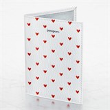 {{photo.Alt || photo.Description || 'Обложка для паспорта натуральная кожа флоттер, принт &quot;Сердечки&quot;, цвет белый, BRAUBERG, 238866'}}