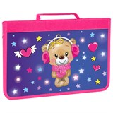 {{photo.Alt || photo.Description || 'Папка для труда на молнии BRAUBERG А4 с ручкой, 1 отделение, картон, органайзер, &quot;Smiling bear&quot;, 270990'}}