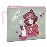 {{photo.Alt || photo.Description || 'Папка для тетрадей BRAUBERG А5, 1 отделение, полиэстер, на молнии, с ручкой, &quot;Anime friends&quot;, 272202'}}