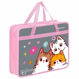 {{photo.Alt || photo.Description || 'Папка на молнии с ручками BRAUBERG А4, 1 отделение, пластик, 80 мм, &quot;Hi there&quot;, 273370'}}