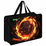 {{photo.Alt || photo.Description || 'Папка на молнии с ручками BRAUBERG KIDS А4, 1 отделение, пластик, 100 мм, &quot;Fire split&quot;, 273378'}}