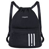 {{photo.Alt || photo.Description || 'Рюкзак спортивный мешок HEIKKI CASUAL (ХЕЙКИ) с дополнительным карманом, 44х34 см, &quot;Strips&quot;, 273458'}}