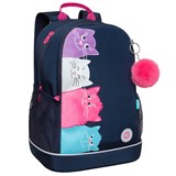 {{photo.Alt || photo.Description || 'Рюкзак GRIZZLY школьный, анатомическая спинка, 2 отделения, для девочек, &quot;STAY CHEERFUL&quot;, 38х28х18 см, RG-463-6/1'}}