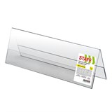 {{photo.Alt || photo.Description || 'Подставка настольная для презентаций 300х100 мм (домик), двусторонняя, ПЭТ, STAFF, 291392'}}