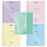 {{photo.Alt || photo.Description || 'Тетрадь обложка пластик (прозрачный) 12 л., клетка, BRAUBERG &quot;Smart Cover&quot;, АССОРТИ (в спайке), 405022'}}