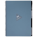 {{photo.Alt || photo.Description || 'Тетрадь обложка пластик, А4 80 л., гребень, 4 разделителя, клетка, BRAUBERG, синий, 405364'}}