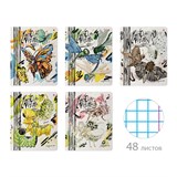 {{photo.Alt || photo.Description || 'Тетрадь А5 48 л. АЛЬТ скоба, клетка, матовая ламинация, &quot;MACRO NATURE&quot; (5 видов), 7-48-1340'}}