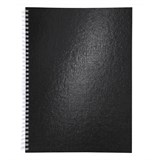 Тетрадь бумвинил А4 96 л., гребень, офсет №1, клетка, 