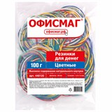 {{photo.Alt || photo.Description || 'Резинки банковские универсальные диаметром 60 мм, ОФИСМАГ 100 г, цветные, натуральный каучук, 440120'}}