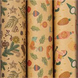 {{photo.Alt || photo.Description || 'Бумага упаковочная новогодняя НАБОР 3 шт., &quot;Christmas Kraft&quot;, 70х100 см, 3 дизайна, ЗОЛОТАЯ СКАЗКА, 592056'}}