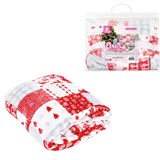 {{photo.Alt || photo.Description || 'Плед новогодний 150х200 см, &quot;Лоскутки&quot;, полиэстер, 210 г/м2, ЗОЛОТАЯ СКАЗКА, 592531'}}