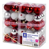 {{photo.Alt || photo.Description || 'Шары елочные НАБОР 50 предметов &quot;Red &amp; Snow Winter&quot;, пластик, красный/белый, ЗОЛОТАЯ СКАЗКА, 592595'}}