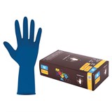 {{photo.Alt || photo.Description || 'Перчатки латексные смотровые 25 пар (50 штук), размер 7-8, M (средний), синие, SAFE&amp;CARE High Risk DL/TL210'}}