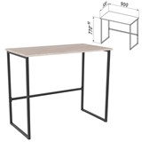 {{photo.Alt || photo.Description || 'Стол BRABIX &quot;SMART CD-020&quot;, 900х500х770 мм, ЛОФТ, металл/ЛДСП ясень шимо светлый, каркас черный, 641949'}}