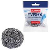 {{photo.Alt || photo.Description || 'Губка (мочалка) металлическая спиральная 15 г, для посуды, гриля, плиты, LAIMA (ЛАЙМА), 700061'}}