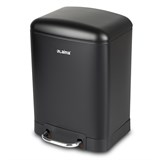 {{photo.Alt || photo.Description || 'Ведро мусорное с педалью 6 л, крышка с доводчиком, черное матовое, металл, LAIMA ULTRA, 701564'}}