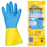 {{photo.Alt || photo.Description || 'Перчатки латексно-неопреновые SCAFFA &quot;Спектр&quot;, КЩС-1, хлопчатобумажное напыление, размер 8, M (средний), 00-01017726'}}