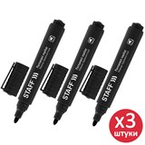 {{photo.Alt || photo.Description || 'Маркер перманентный STAFF &quot;Basic Budget PM-125&quot;, ЧЕРНЫЙ, КОМПЛЕКТ 3 штуки, наконечник 3 мм, 880597'}}