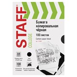 {{photo.Alt || photo.Description || 'Бумага копировальная (копирка), черная, А4, 100 листов, STAFF, 112408'}}