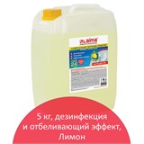 {{photo.Alt || photo.Description || 'Чистящее средство 5 кг, LAIMA PROFESSIONAL Лимон, дезинфицирующий и отбеливающий эффект, 602302'}}